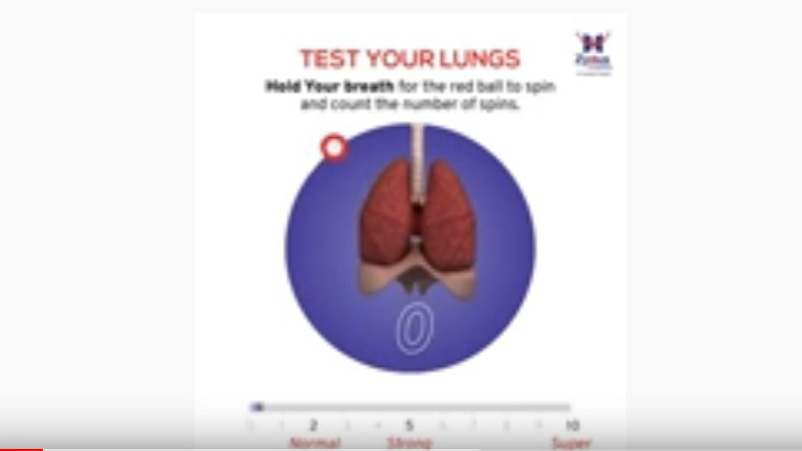 test your lungs